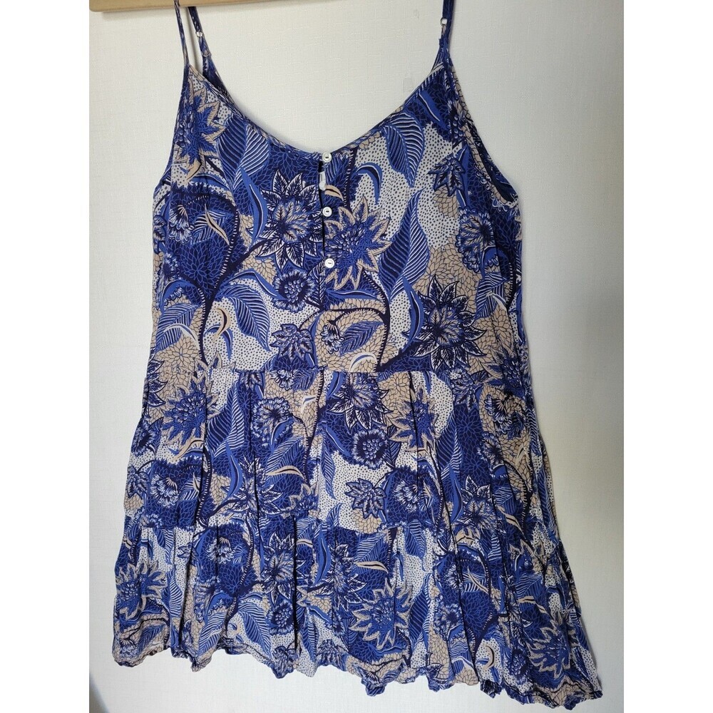 Velvet Graham & Spencer Women's Mini Dress Size M Zahara tiered cotton 100%